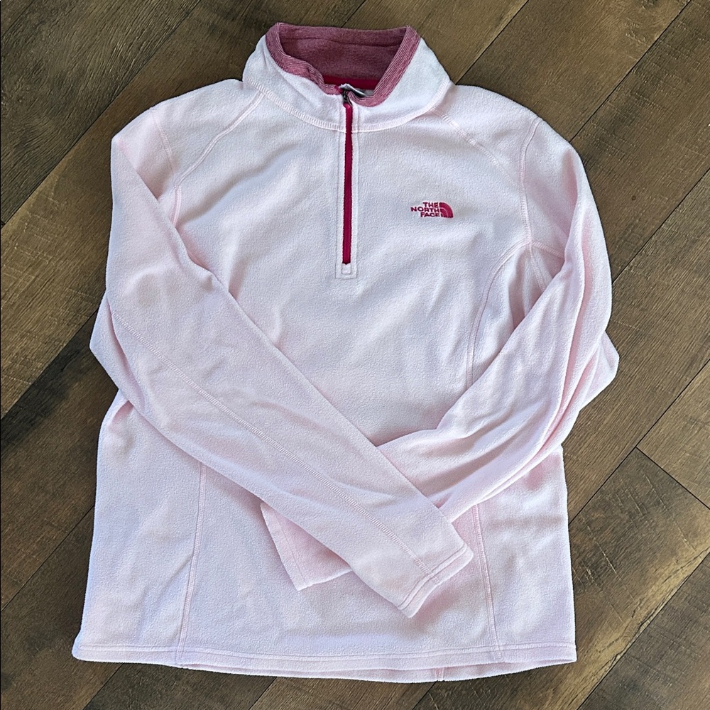 The North Face Light Pink Fleece Pullover
